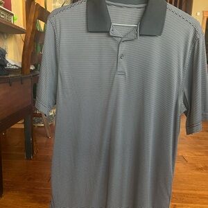 Slazenger Black and White Polo Shirt Classic Design